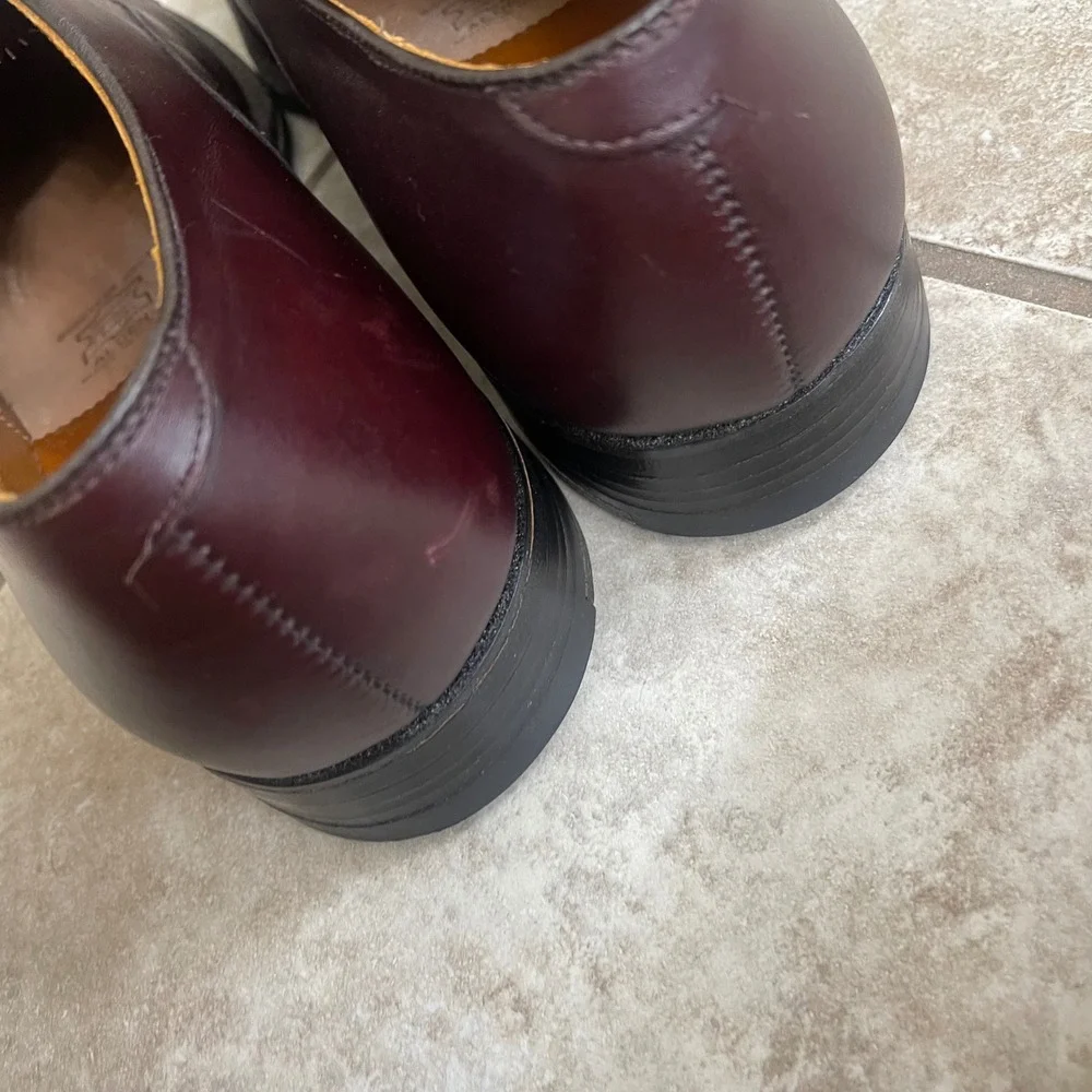 Alden Mens Burgundy Leather Cap Toe Oxford‎ Dress Shoes Made in USA 905 11 B/D